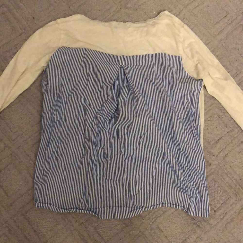 VINEYARD VINES white long sleeve top